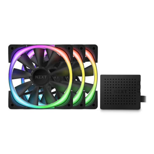 Nzxt Aer RGB 2 Black 120mm Cabinet Fan Kit (Triple Pack)